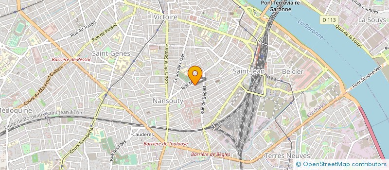 localisation de l'entreprise EDMOND TOURRIOL EURL  BORDEAUX