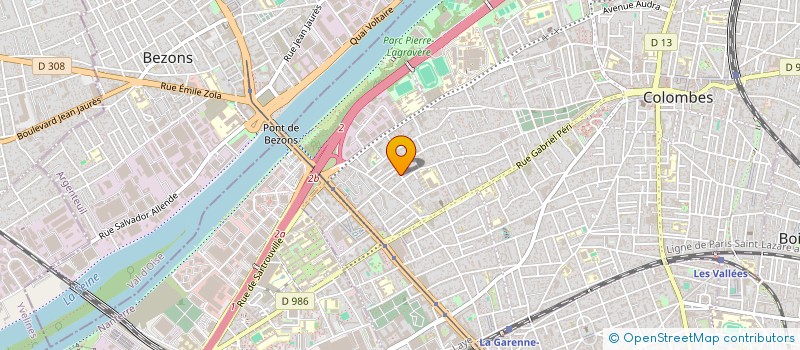 localisation de l'entreprise EDMONDJ à COLOMBES