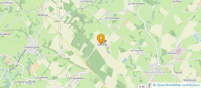 localisation de l'entreprise EDMP à MAISON-FEYNE