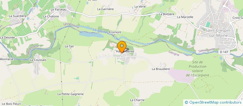 localisation de l'entreprise EDMS à GORGES