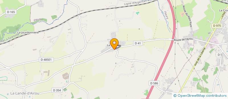 localisation de l'entreprise EDMT  LA LANDE-D'AIROU