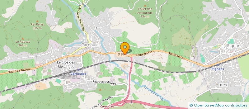 localisation de l'entreprise EDMYLANO  CARNOULES