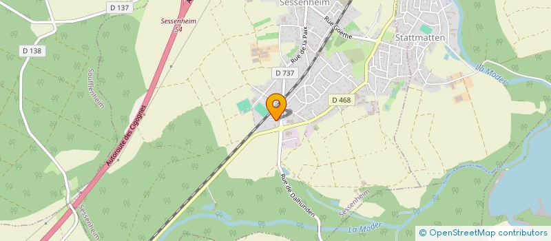 localisation de l'entreprise EDN  SESSENHEIM