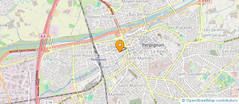 localisation de l'entreprise EDN à PERPIGNAN