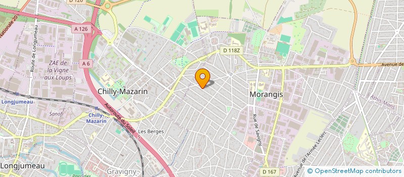 localisation de l'entreprise EDN ENERGIES  MORANGIS