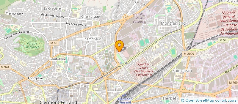 localisation de l'entreprise EDN MGMT  CLERMONT FERRAND