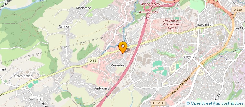 localisation de l'entreprise EDN NETTOYAGE à ANNECY
