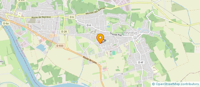 localisation de l'entreprise EDN TAXI à REYRIEUX