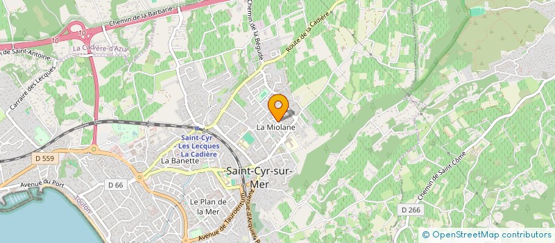 localisation de l'entreprise EDN VAC à SAINT-CYR-SUR-MER