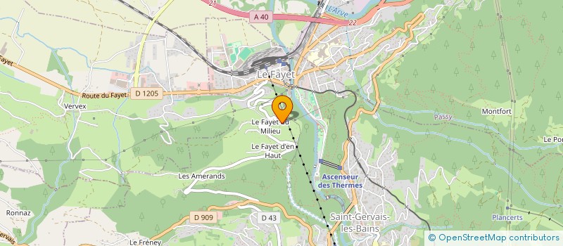 localisation de l'entreprise EDNA  SAINT-GERVAIS-LES-BAINS