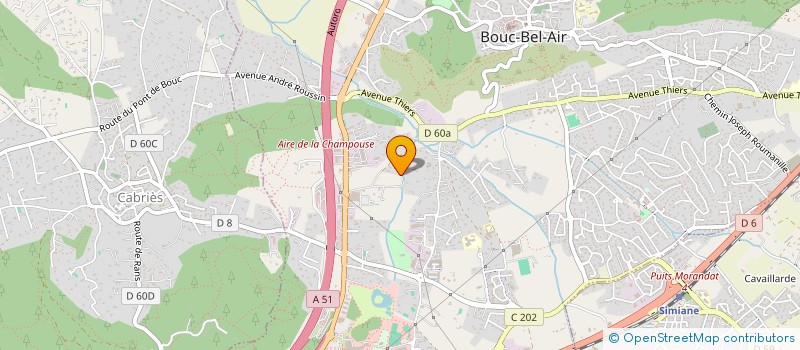 localisation de l'entreprise EDNC à AIX-EN-PROVENCE