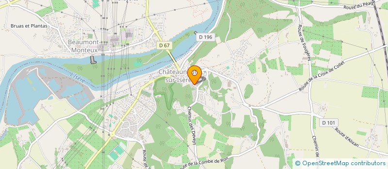 localisation de l'entreprise EDNR  BOURG-DE-PEAGE