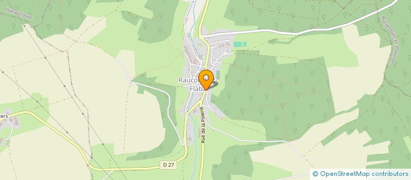 localisation de l'entreprise EDO à RAUCOURT-ET-FLABA
