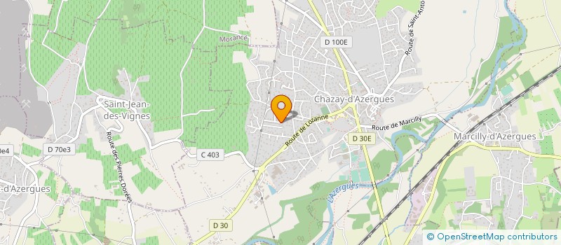 localisation de l'entreprise EDO  CHAZAY-D'AZERGUES