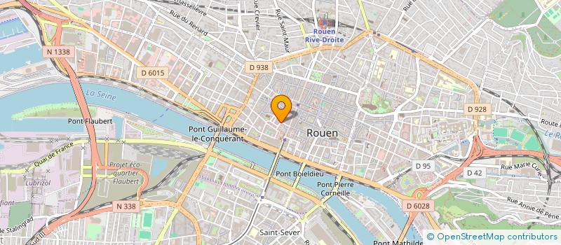 localisation de l'entreprise EDO à ROUEN