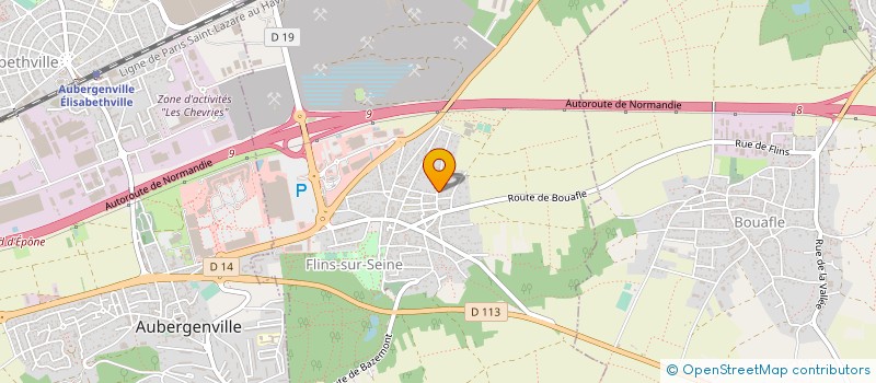 localisation de l'entreprise EDO BOIS à FLINS-SUR-SEINE
