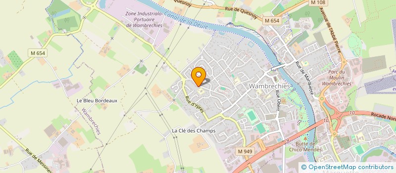 localisation de l'entreprise EDO CONSULTING à WAMBRECHIES