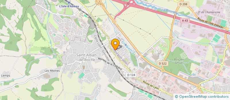 localisation de l'entreprise EDO ENERGIE à BOURGOIN-JALLIEU