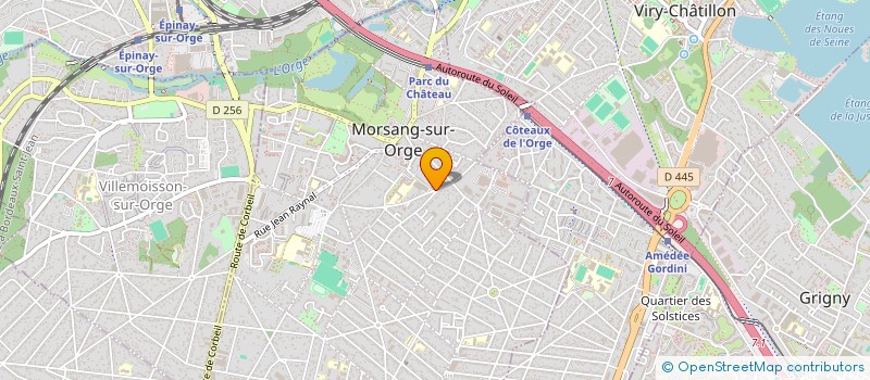 localisation de l'entreprise EDO OSTEOPATHIE EURL à MORSANG-SUR-ORGE