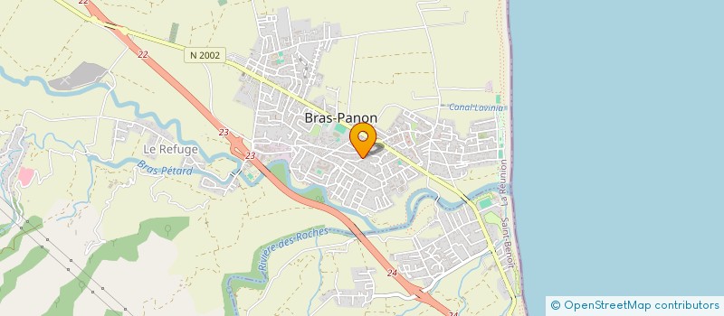 localisation de l'entreprise EDOFA  BRAS-PANON