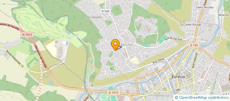 localisation de l'entreprise EDOH HOLDING  EVREUX