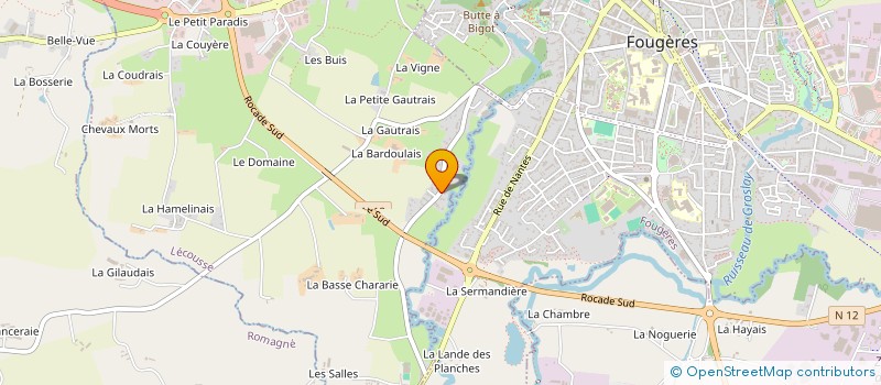 localisation de l'entreprise EDOLI  LECOUSSE