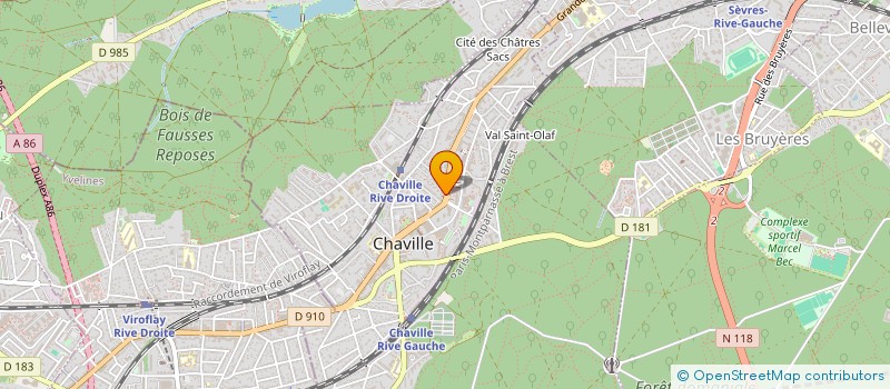 localisation de l'entreprise EDOLIM  CHAVILLE