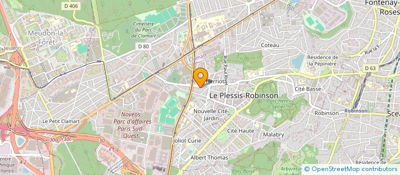 localisation de l'entreprise EDOLY à LE PLESSIS-ROBINSON