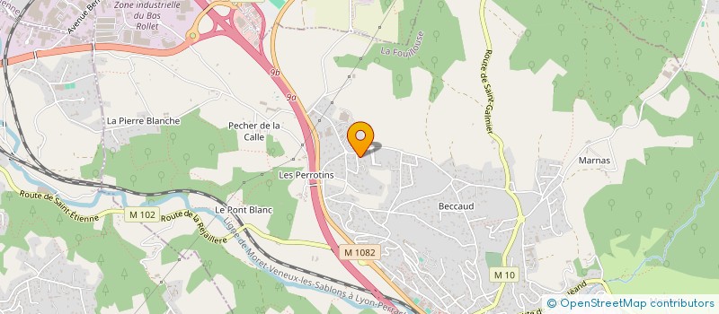 localisation de l'entreprise EDOLYS à LA FOUILLOUSE