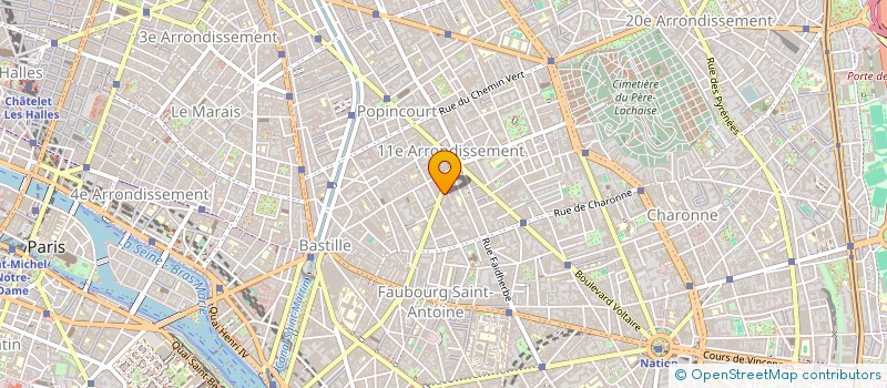 localisation de l'entreprise EDOM DE FIL EN AIGUILLE  PARIS