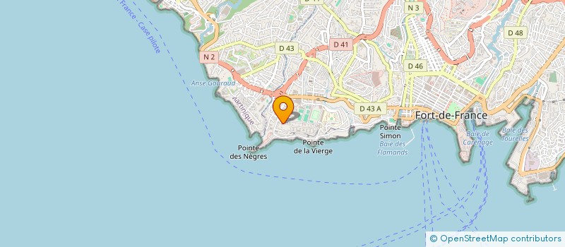 localisation de l'entreprise EDOMIMO à FORT DE FRANCE