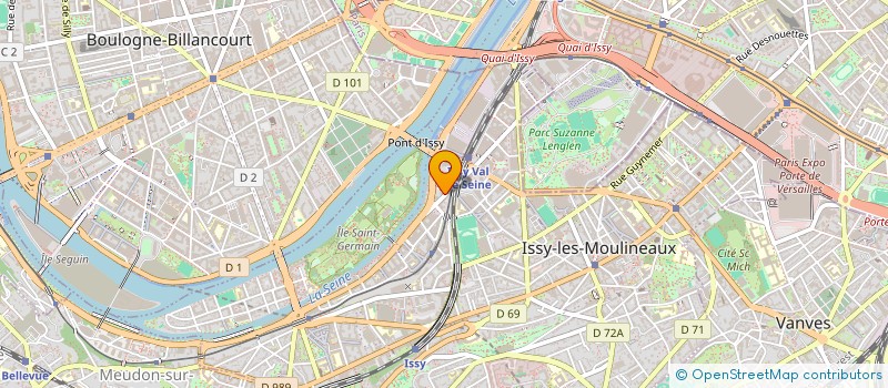 localisation de l'entreprise EDONIC  ISSY-LES-MOULINEAUX