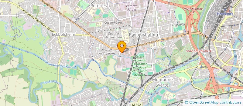 localisation de l'entreprise EDONIS CONSTRUCTIONS à STRASBOURG