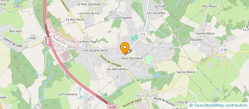 localisation de l'entreprise EDONS  VERNEUIL-SUR-VIENNE