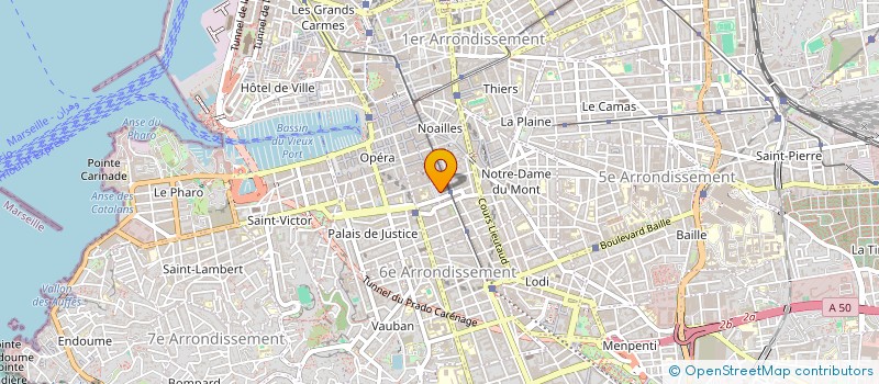 localisation de l'entreprise EDONY  MARSEILLE