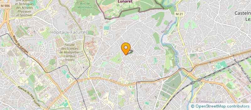 localisation de l'entreprise EDOP  MONTPELLIER