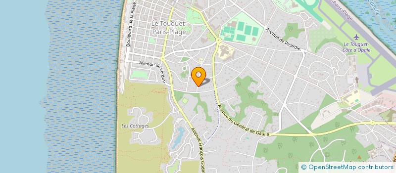 localisation de l'entreprise EDOPALEBIO  LE TOUQUET-PARIS-PLAGE