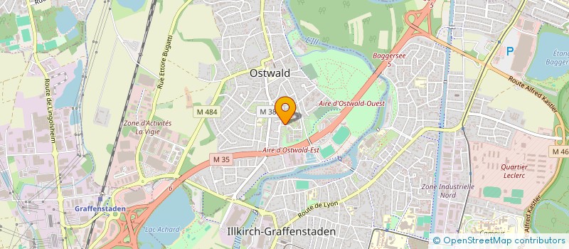 localisation de l'entreprise EDOPOP  OSTWALD