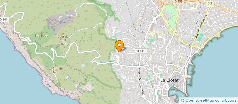 localisation de l'entreprise EDORA   MB  LA CIOTAT