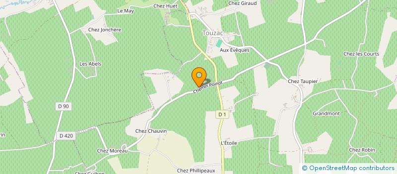 localisation de l'entreprise EDOTANCINE à BELLEVIGNE