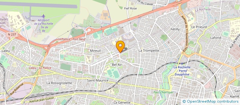 localisation de l'entreprise EDOUANCE à LA ROCHELLE