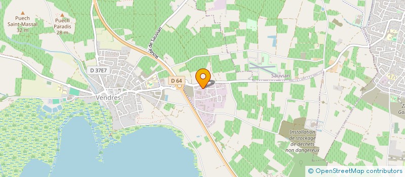 localisation de l'entreprise EDOUARD  VENDRES