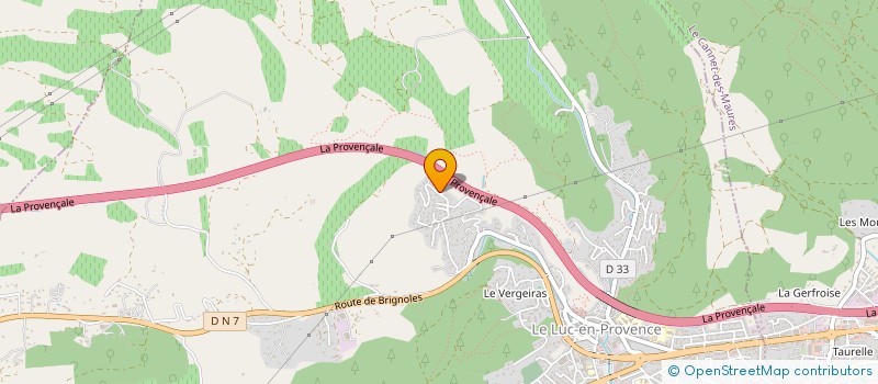 localisation de l'entreprise EDOUARD  LE LUC