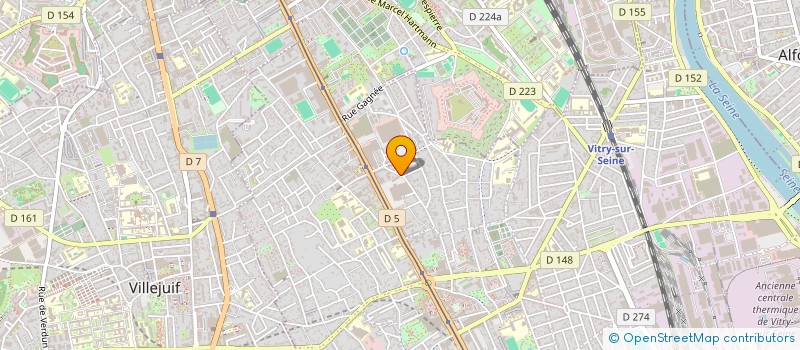 localisation de l'entreprise EDOUARD BRAGA & CIE à VITRY-SUR-SEINE