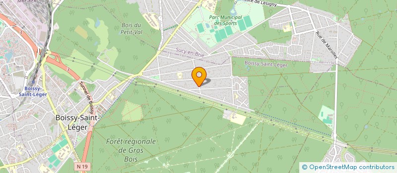 localisation de l'entreprise EDOUARD DE ROTHSCHILD EQUINE FOUNDATION à BOISSY-SAINT-LEGER