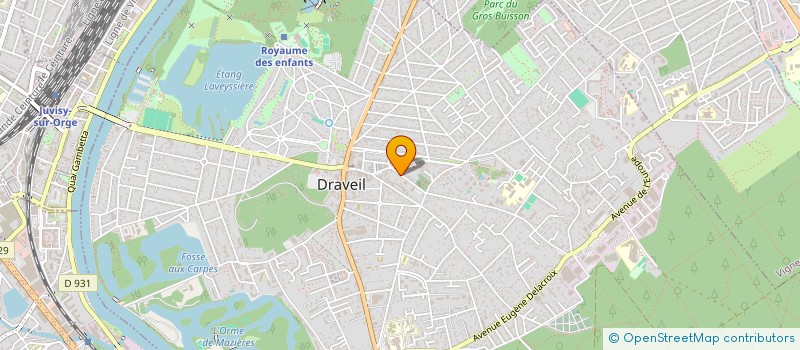localisation de l'entreprise EDOUARD DEBUS à DRAVEIL
