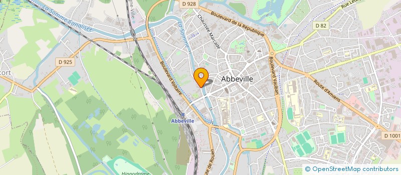 localisation de l'entreprise EDOUARD DENIS PARTICIPATIONS  ABBEVILLE