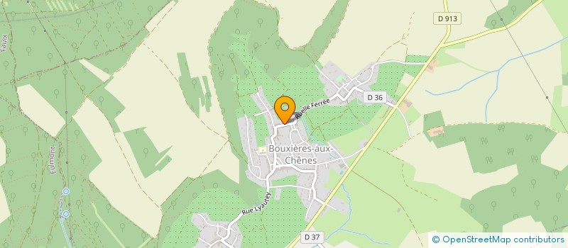 localisation de l'entreprise EDOUARD ET COMPAGNIE DE BORRERES  BOUXIERES-AUX-CHENES