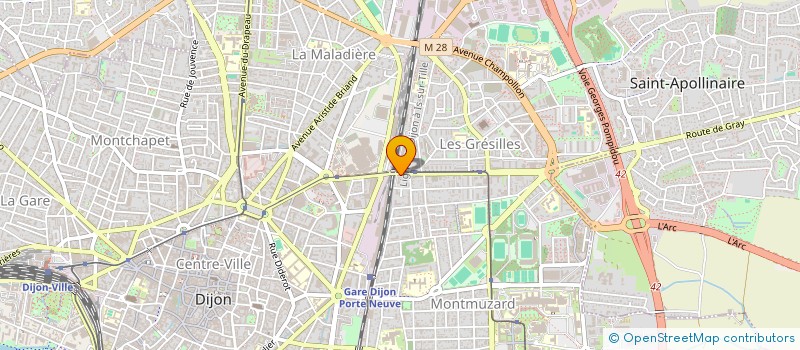 localisation de l'entreprise EDOUARD ET MARINE à DIJON