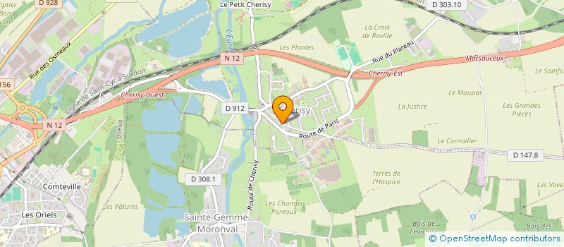 localisation de l'entreprise EDOUARD IMMOBILIER à CHERISY